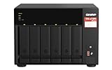 Qnap NAS + Switch Bundle QNAP TS-673A + QSW-1105-5T | Upgrade to 2,5GbE Networking, 6-Bay 3,5'/2,5'-inch SATA, AMD Ryzen CPU