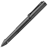 LAMY safari twin Pen all black EMR – 2-in-1 Touchscreen Stift & Kugelschreiber in Einem – ergonomisches Griffstück & Zeitloses Design – Schreiben & Zeichnen auf digitalen und analogen Medien