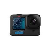 GoPro HERO11 Black – wasserdichte Action-Kamera mit 5,3K60 Ultra HD-Video, 27 MP Fotos, 1/1,9-Zoll-Bildsensor, Live-Streaming, Webcam, Stabilisierung