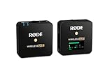 RØDE Wireless GO II Single ultrakompaktes kabelloses Zweikanal-Mikrofonsystem mit einem eingebauten Mikrofon, integrierter Aufnahmefunktion und 200 m Reichweite für Filmproduktion, Interviews