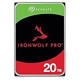 Seagate IronWolf Pro 20 TB, NAS interne Festplatte, 3.5 Zoll, 7200 U/Min, CMR, 256 MB Cache, SATA 6 GB/S, inkl. 3 Jahre Rescue Service, Modellnr.: ST20000NT001