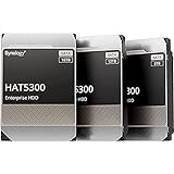 Synology HAT5300 SATA-HDD, 16 TB, 8,9 cm (3,5 Zoll), 7200 U min, für 24 7 Umgebungen HAT5300-16T Silber 16TB